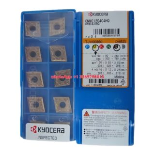 Original Kyocera CNMG120404HQ CA6525 Carbide Insert - Diamond 80° | Steel (10 PCS)