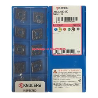 Original Kyocera CNMG120404HQ PR1125 Carbide Insert - Diamond 80° (10 PCS)