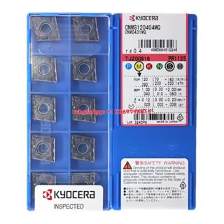 Original Kyocera CNMG120404MQ PR1125 Carbide Insert - Diamond 80° (10 PCS)