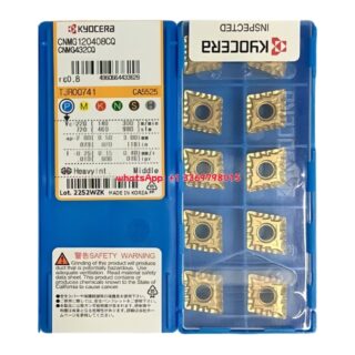 Original Kyocera CNMG120408-CQ CA5525 Carbide Insert - Diamond 80° | Steel (10 PCS)