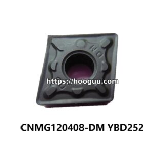 Original ZCC-CT CNMG120408-DM YBD252 Carbide Turning Insert - Diamond 80° | Steel, Cast Iron (10 PCS)