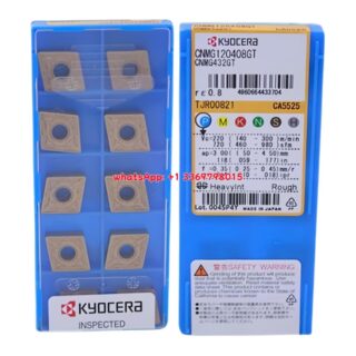 Original Kyocera CNMG120408-GT CA5525 Carbide Insert - Diamond 80° | Steel (10 PCS)