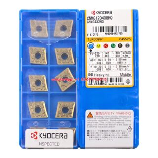 Original Kyocera CNMG120408-HQ CA5525 Carbide Insert - Diamond 80° | Steel (10 PCS)