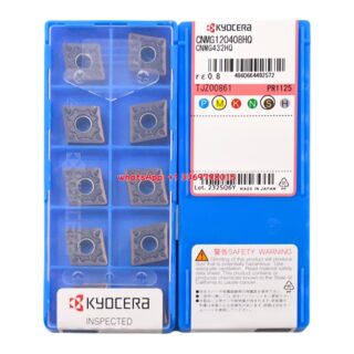 Original Kyocera CNMG120408-HQ PR1125 Carbide Insert - Diamond 80° (10 PCS)