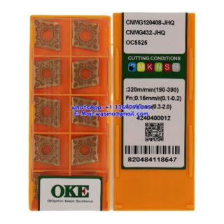 Original OKE CNMG120408-JHQ OC5525 Carbide Insert - Diamond 80° (10 PCS)