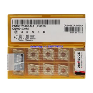 Original Mitsubishi CNMG120408-MA UE6020 Carbide Insert - Diamond 80° (10 PCS)