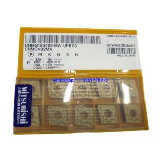 Original Mitsubishi CNMG120408-MA UE6110 Carbide Insert - Diamond 80° (10 PCS)