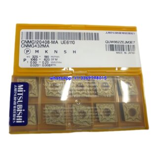Original Mitsubishi CNMG120408-MA UE6110 Carbide Insert - Diamond 80° | Steel, Carbon Steel (10 PCS)