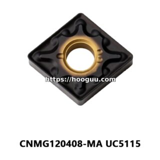 Original Mitsubishi CNMG120408-MA UC5115 Carbide Turning Insert - Diamond 80° | Steel (10 PCS)