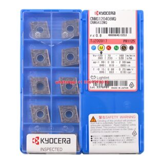 Original Kyocera CNMG120408-MQ PR1125 Carbide Insert - Diamond 80° (10 PCS)