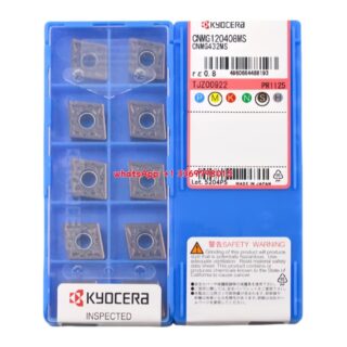 Original Kyocera CNMG120408-MS PR1125 Carbide Insert - Diamond 80° (10 PCS)