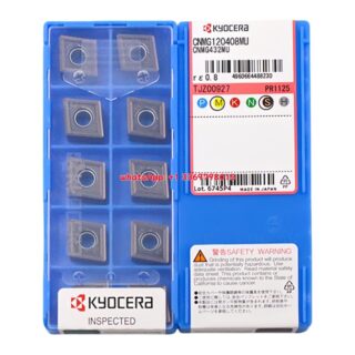 Original Kyocera CNMG120408-MU PR1125 Carbide Insert - Diamond 80° (10 PCS)