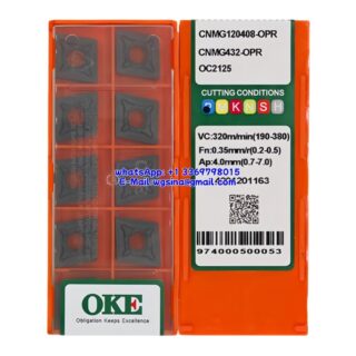 Original OKE CNMG120408-OPR OC2125 Carbide Insert - Diamond 80° (10 PCS)