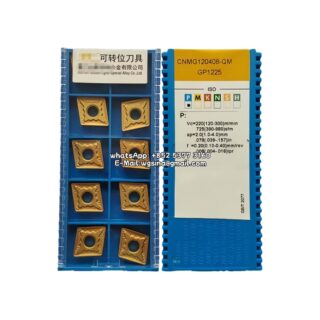 Original Gesac CNMG120408-QM GP1225 Carbide Insert - Diamond 80°