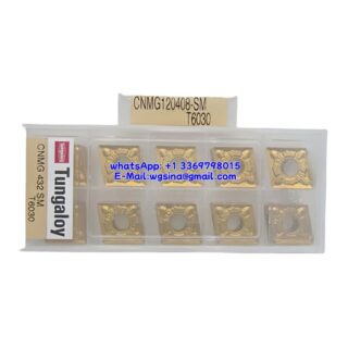 Original Tungaloy CNMG120408-SM T6130 Carbide Insert - Diamond 80° (10 PCS)