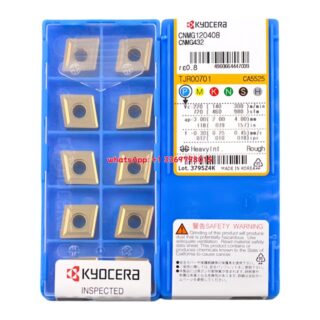 Original Kyocera CNMG120408 CA5515 Carbide Turning Insert - Diamond 80° (10 PCS)