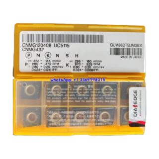 Original Mitsubishi CNMG120408 UC5115 Carbide Insert - Diamond 80° | Steel (10 PCS)