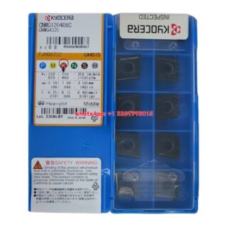 Original Kyocera CNMG120408-C CA4515 Carbide Turning Insert - Diamond 80° (10 PCS)