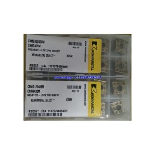 Original Kennametal CNMG120408M Carbide Insert - Diamond 80° (10 PCS) CNMG120408M K25M