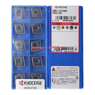 Original Kyocera CNMG120408MU PR1125 Carbide Insert - Diamond 80° (10 PCS)