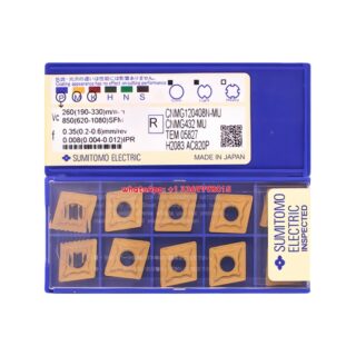 Original Sumitomo CNMG120408N-MU AC820P Carbide Insert - Diamond 80° | Steel (10 PCS)