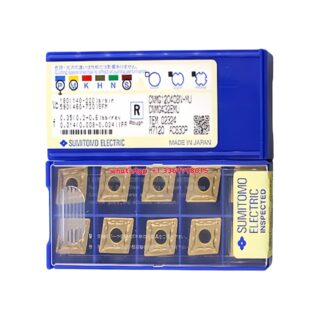 Original Sumitomo CNMG120408N-MU AC830P Carbide Insert - Diamond 80° | Steel (10 PCS)