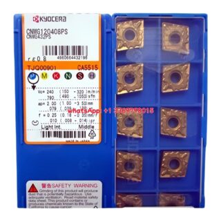 Original Kyocera CNMG120408 CA5515 Carbide Insert - Diamond 80° (10 PCS) CNMG120408ps CNMG120408ps CA5515