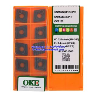 Original OKE CNMG120412-OPR OC2125 Carbide Insert - Diamond 80° (10 PCS)