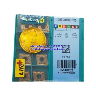 Original TaeguTec CNMG120412-PC TT8115 Carbide Insert - Diamond 80° (10 PCS)