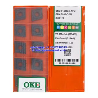 Original OKE CNMG160608-OPM OC2125 Carbide Insert - Diamond 80° (10 PCS)