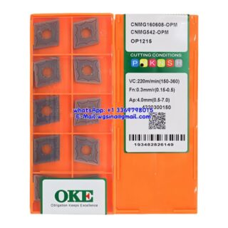 Original OKE CNMG160608-OPM OP1215 Carbide Insert - Diamond 80° (10 PCS)
