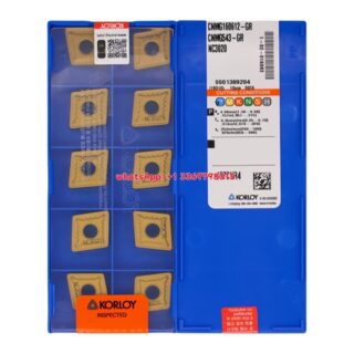 Original Korloy CNMG160612-GR NC3020 Carbide Turning Insert - Diamond 80° | Cast Iron (10 PCS)