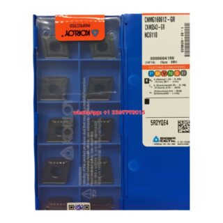 Original Korloy CNMG160612-GR NC6110 Carbide Turning Insert - Diamond 80° | Hardened Steel (10 PCS)