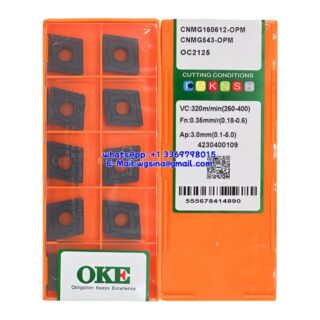 Original OKE CNMG160612-OPM OC2125 Carbide Insert - Diamond 80° (10 PCS)