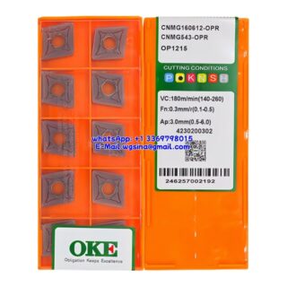 Original OKE CNMG160612-OPR OP1215 Carbide Insert - Diamond 80° (10 PCS)