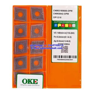 Original OKE CNMG190608-OPM OP1215 Carbide Insert - Diamond 80° (10 PCS)