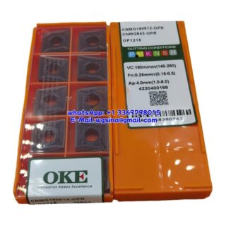 Original OKE CNMG190612-OPR OP1215 Carbide Insert - Diamond 80° (10 PCS)