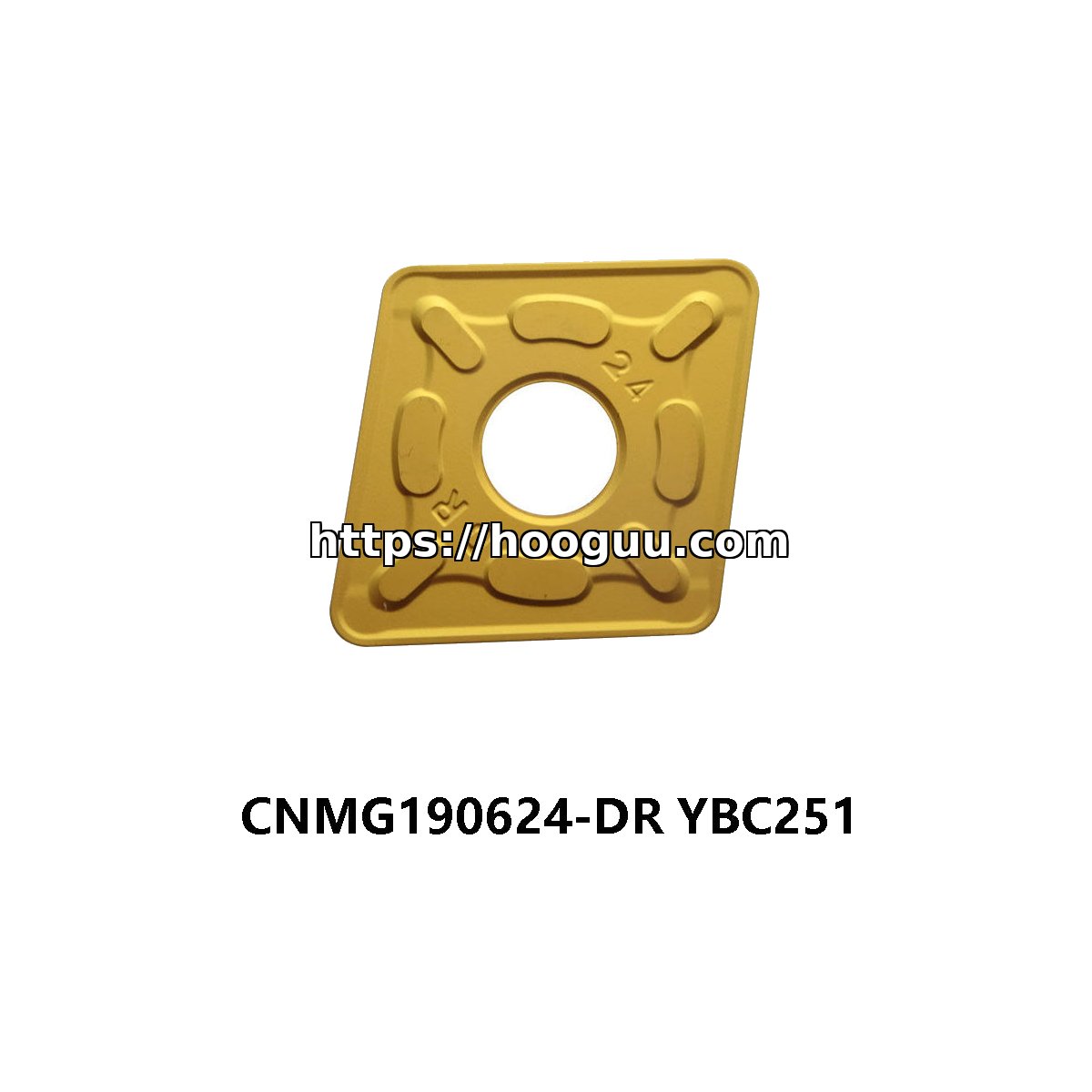 Original ZCC-CT CNMG190624-DR YBC251 Carbide Insert - Diamond 80° | Steel, Hardened Steel (10 PCS) - Image 2