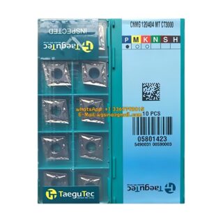 Original TaeguTec 120404 CT3000 Carbide Insert (10 PCS) CNMG MT CNMG 120404 MT CT3000