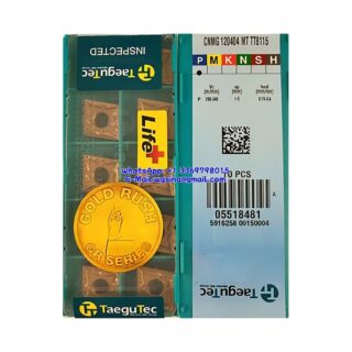 Original TaeguTec 120404 TT8115 Carbide Insert (10 PCS) CNMG MT CNMG 120404 MT TT8115