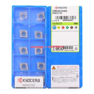 Original Kyocera CPMH090304-HQ Carbide Insert - Diamond 80° (10 PCS) TN60 CPMH090304-HQ TN60