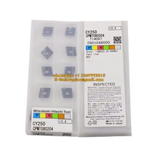 Original HITACHI CPMT080204 CY250 Carbide Insert - Diamond 80° (10 PCS)