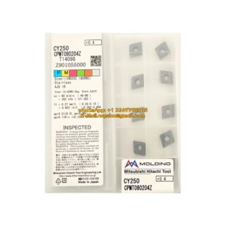 Original HITACHI CPMT080204Z CY250 Carbide Insert - Diamond 80° (10 PCS)