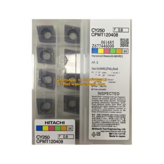 Original HITACHI CPMT120408 CY250 Carbide Insert - Diamond 80° (10 PCS)