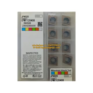 Original HITACHI CPMT120408 JP4020 Carbide Insert - Diamond 80° (10 PCS)