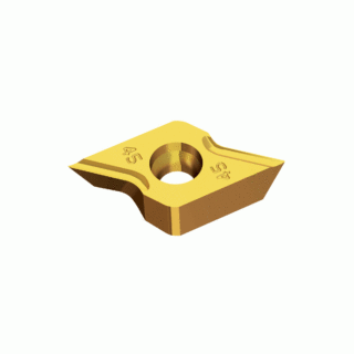 Original TaeguTec 0802-45CD TT9080 Carbide Insert | Stainless Steel & More (10 PCS) CRNG CRNG 0802-45CD TT9080