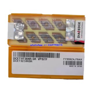 Original Mitsubishi DCET11T304R-SR VP15TF Carbide Insert - Diamond 55° | Steel, Stainless Steel (10 PCS)