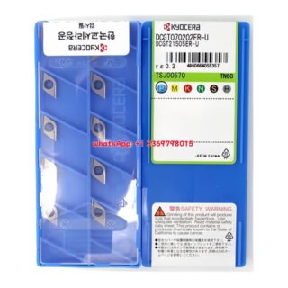 Original Kyocera DCGT070202ER-U Carbide Insert - Diamond 55° (10 PCS) TN60 DCGT070202ER-U TN60