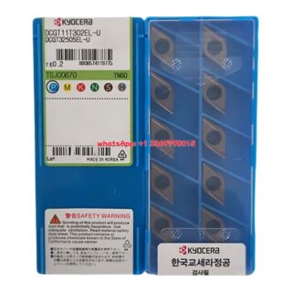 Original Kyocera DCGT11T302EL-U Carbide Insert - Diamond 55° (10 PCS) TN60 DCGT11T302EL-U TN60