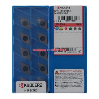 Original Kyocera DCGT11T302R-F PR930 Carbide Insert - Diamond 55° (10 PCS)